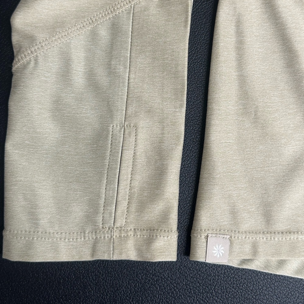 Athleta Canyon Lands 2 Tan Long Sleeve Workout Base Layer Top- size Small - Picture 7 of 8